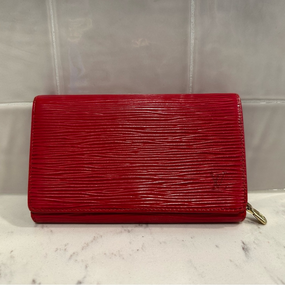 Authentic Louis Vuitton red edi wallet
